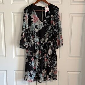 Floral Long Sleeve Dress